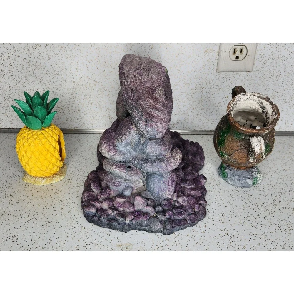 Rock Formation Cave Aquarium Fish Tank Resin Large 8